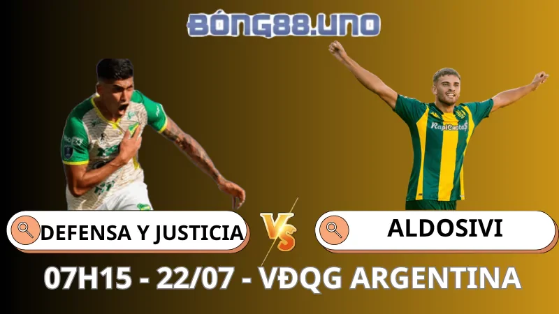 Nhận Định VĐQG Argentina - Defensa Y Justicia vs Aldosivi - 22/07/2025