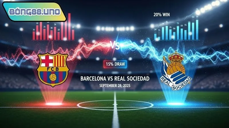 Dự đoán kết quả Barcelona vs Real Sociedad